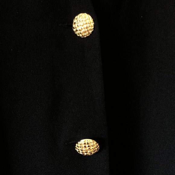 Louben Black blazer with gold buttons - Picture 2 of 3